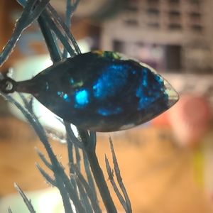 Blue/green Resin Pendant